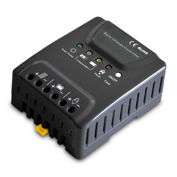 Solárny regulátor PWM GETI GSR020  12-24V/20A