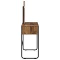 vidaXL Toaletný stolík Staré drevo 81 x 40 x 131 cm Kompozitné drevo