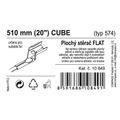Stierač FLAT BULK (CUBE) 20"/510 mm