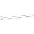 vidaXL 1-dielna poduška na lavicu VUGHT 100% polyester Viacfarebný