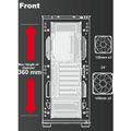 AZZA CSAZ-340 Celesta Gaming Case, PC Skrinka