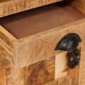 vidaXL Highboard so zásuvkou Hnedá 40 x 30 x 120,5 cm mangový masív