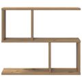 vidaXL Stenná polica Dub artisan 60 x 12 x 50,5 cm Kompozitné drevo