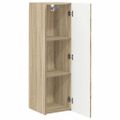 vidaXL TV nástenná skriňa 30 x 31 x 100 cm Sonoma Kompozitné drevo