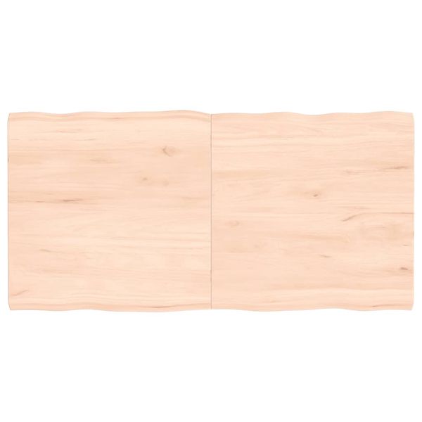 vidaXL Stolová doska 120x60x(2-4) cm neošetrený masív živé hrany