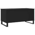 vidaXL Konferenčný stolík čierny 90x44,5x45 cm spracované drevo