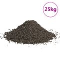 vidaXL Čadičový štrk 25 kg čierny 3-5 mm