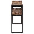 vidaXL Konzolový stolík 150x30x75 cm masívne recyklované drevo