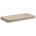 vidaXL Plávajúce nástenné police 4 ks, dubové 50x23x3,8 cm, MDF