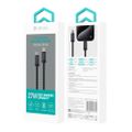 Kábel Devia Gracious EC645 PD USB-C - Lightning 1,0 m 27W 3A čierny