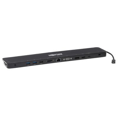 Dokovacia stanica USB-C / 3x displej, HDMI 4K, DP, VGA, USB3.2 G1, USB-A/C, GbE, 100W nabíjanie