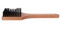 Plochý kartáč na čistenie plášťa pneumatiky jazdného bicykla CAR DETAILING WOOD BRUSH 4 SIXTOL