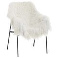 vidaXL Ovčia koža krémová (60-70)x(90-100) cm