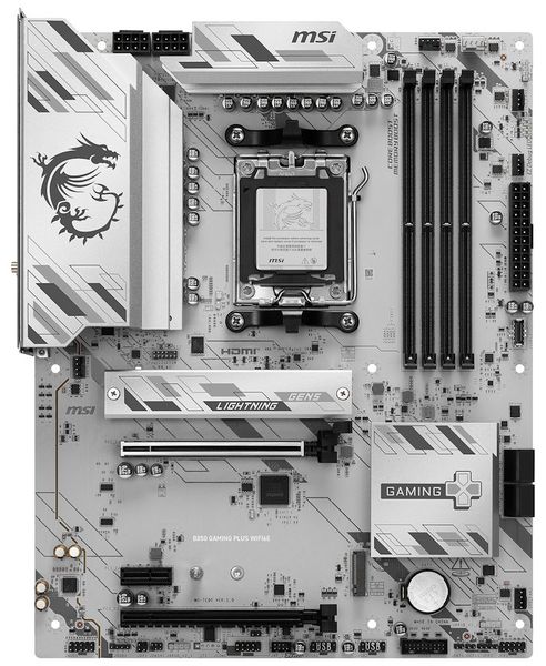 MSI B850 GAMING PLUS WIFI6E / AMD B850 / AM5 / 4x DDR5 / M.2 / WiFi 6E / ATX