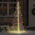 vidaXL Vianočný stromček 240 LED Viacfarebný 180 cm Akryl