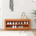 vidaXL Úložná lavička 110 x 38 x 45,5 cm Borovicový masív