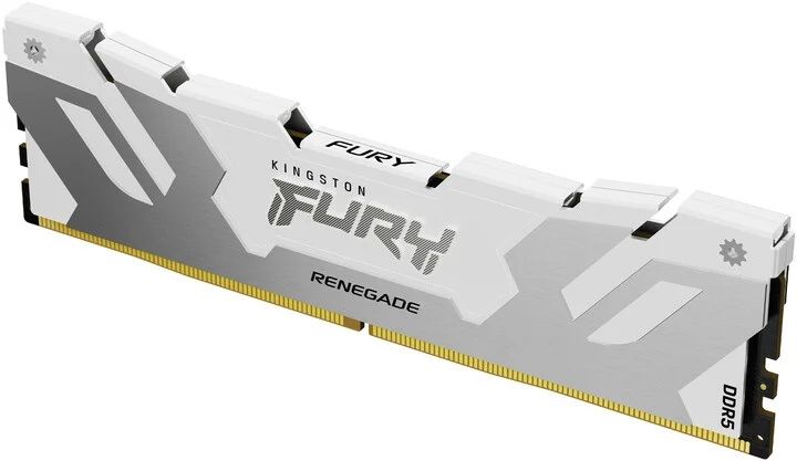 Kingston FURY Renegade/DDR5/32GB/8000MHz/CL38/2x16GB/White Operacní pamet, DDR5, 32GB (2× 16GB kit), 8000MT/s, DIMM, CL38, XMP, bílá