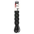 Predlžovací kabel EMOS PC0512 2 m, 5 zásuviek, čierny, PVC, 1 mm2