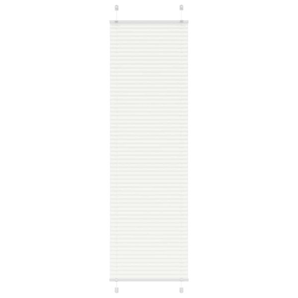 vidaXL plisovaná roleta biela 65x200 cm šírka látky 64,4 cm