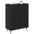 vidaXL Servírovacia skriňa Čierny dub 69,5 x 34 x 90 cm