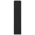 vidaXL Krb Surround Čierny dub 81x18x82 cm Upravené drevo