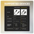 AXAGON ADA-HCPD, USB-C na 3.5mm jack - Hi-Res DAC audio adaptér, 384kHz/32bit, stereo, PD 60W 3A Adaptér, zvuková karta, USB-C 2.0 na 3,5mm jack + USB-C, DAC prevodník, 384kHz/32bit, 10cm, PD 60W, čierny