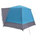 vidaXL Kempingový stan Chata Modrá 420 x 420 x 227 cm Polyester