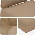 vidaXL Vankúš na vonkajšiu pohovku Polyester Sivohnedá 50,5 x 50,5 cm