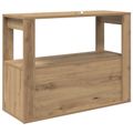 vidaXL Servírovacia skriňa dub artisan 80 x 30 x 60 cm