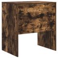 vidaXL Stôl Dymová dub 70 x 50 x 76 cm