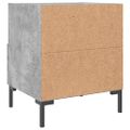 vidaXL Nočný stolík betónovo sivý 40x35x47,5 cm kompozitné drevo