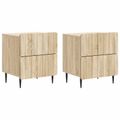 vidaXL Nočný stolík 2 ks Dub sonoma 43 x 34,5 x 49,5 cm