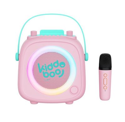 Bluetooth Karaoke set mikrofón a reproduktor KidsVoice Pink