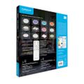 Modee Okrúhle stropné LED svietidlo CLB1BK 26+6W 3CCT+RGB 1900lm, ovládač (ML-CLB1BK)