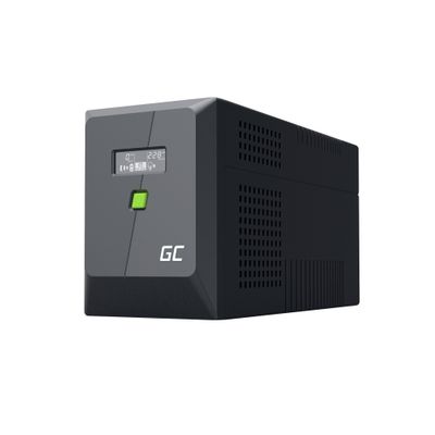 Green Cell UPSLM900 záložný zdroj UPS 1500VA 900W PowerProof s LCD displejom