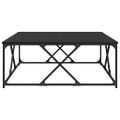 vidaXL Konferenčný stolík Čierny dub 100 x 100 x 40 cm