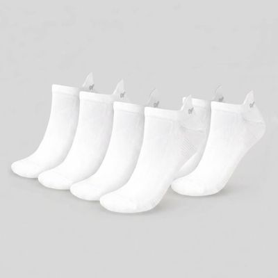 Ponožky Tab 3Pack White - GymBeam, veľkosť S