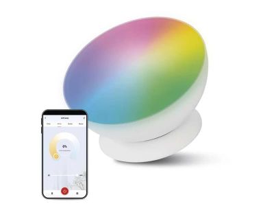 GoSmart LED ambientná lampa EMOS ZCW11WR, biela, teplá biela – studená biela/ RGB, WiFi