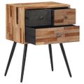 vidaXL Nočný stolík 47x31,5x60 cm masívne tíkové drevo