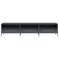 vidaXL TV skrinka antracit 202x39x43,5 cm oceľ valcovaná za studena