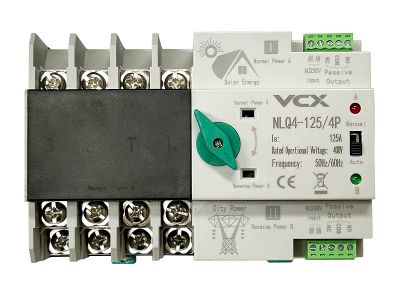 Automatický přepínač sítí - napájení VCX 4P 400V 125A - NLQ4-125/4P pro FVE