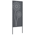 vidaXL Záhradná clona na súkromie Rezací Antracit 50 x 140 cm