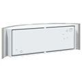 vidaXL Exteriérové nástenné svietidlo 2 ks Strieborná 32 x 10 x 10 cm