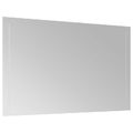 vidaXL Zrkadlo do kúpeľne s LED Priehľadná 80 x 50 cm tvrdené sklo