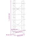 vidaXL Vysoká skrinka sivý dub sonoma 80x30x210 cm spracované drevo