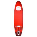 vidaXL Nafukovací Stand up paddleboard, červený 360x81x10 cm
