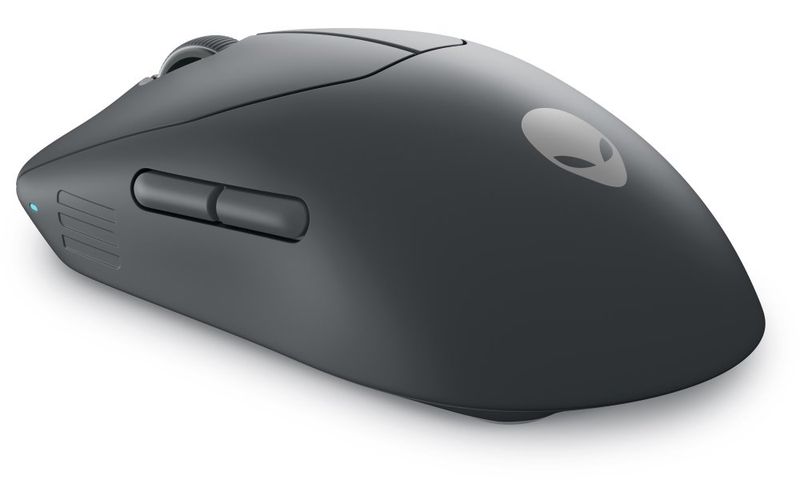 Dell Alienware Pro/Herná/Optická/Pre pravákov/26 000 DPI/Drôtová+bezdrôtová/Čierna Myš, herná, bezdrôtová, optická, 26000DPI, 6 tlačidiel, výdrž až 120 hodín, USB-C, čierna