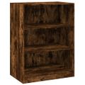 vidaXL Šatník dymový dub 77x48x102 cm kompozitné drevo