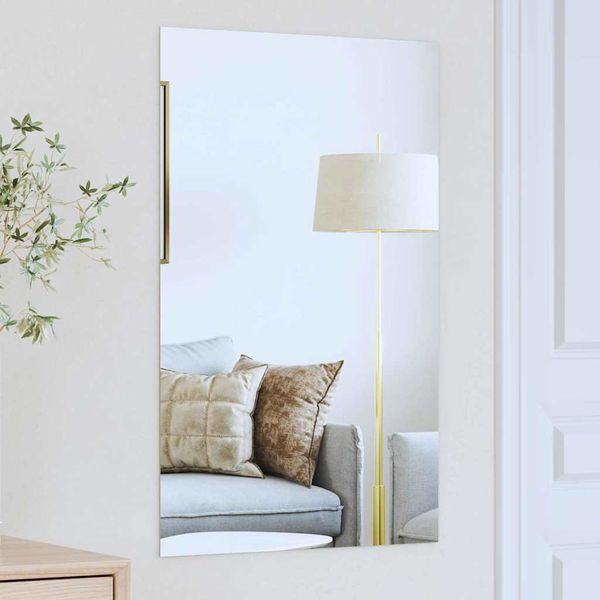 vidaXL Nástenné zrkadlo Obdĺžnikový 50 x 80 cm tvrdené sklo
