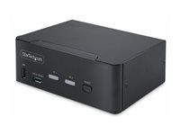 Prepínač KVM / audio / USB - 2 x KVM / zvuk / USB - 1 miestny používateľ - desktop - kompatibilný s TAA
